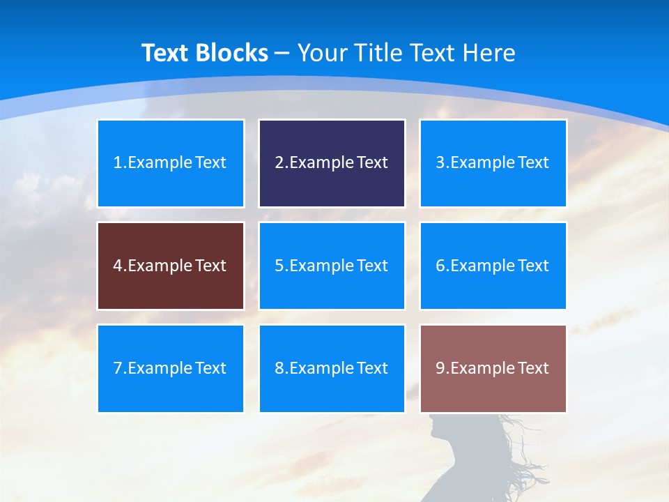 Position Mental Sunset PowerPoint Template