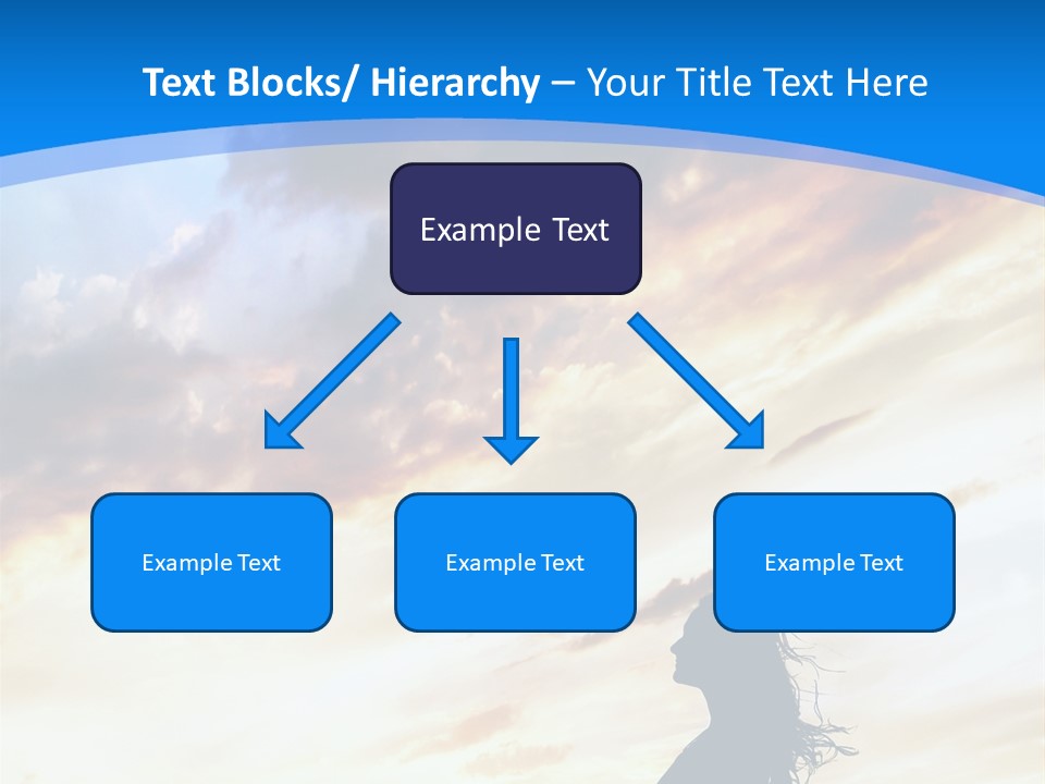 Position Mental Sunset PowerPoint Template