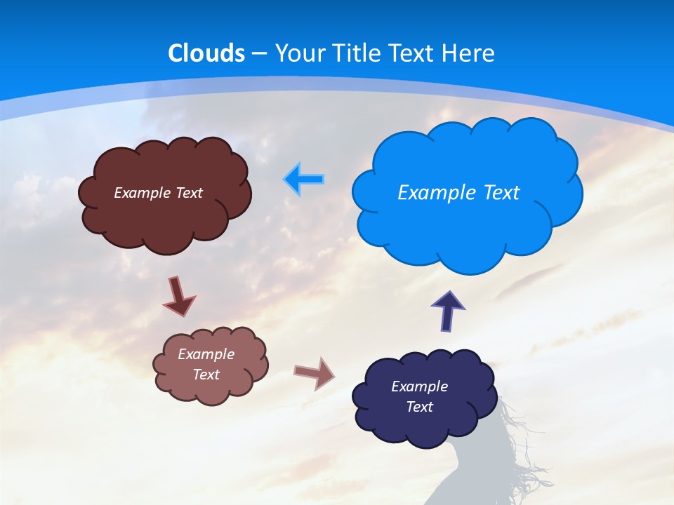 Position Mental Sunset PowerPoint Template