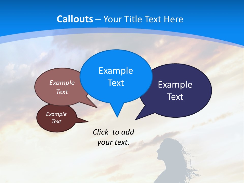 Position Mental Sunset PowerPoint Template