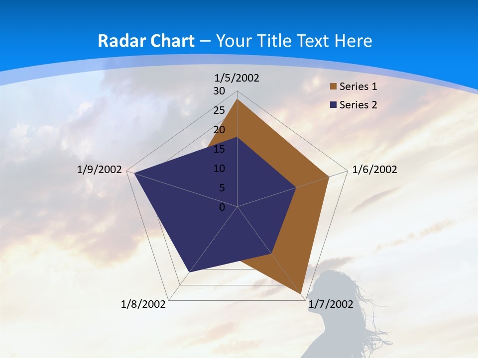 Position Mental Sunset PowerPoint Template
