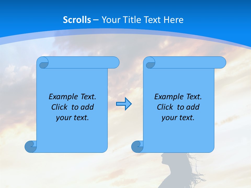 Position Mental Sunset PowerPoint Template