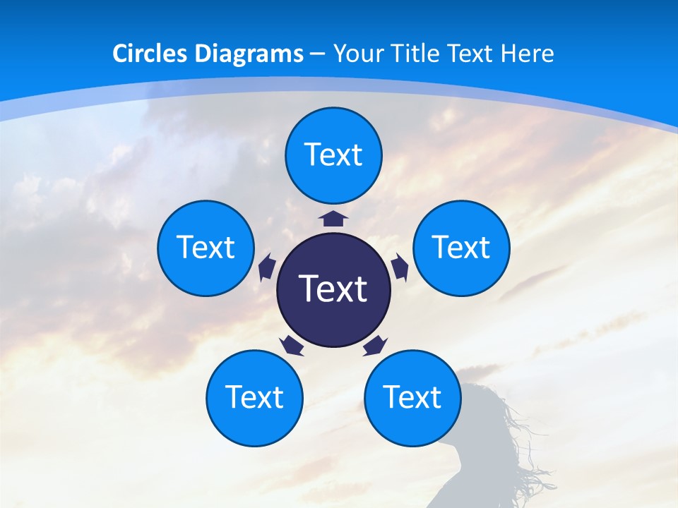 Position Mental Sunset PowerPoint Template