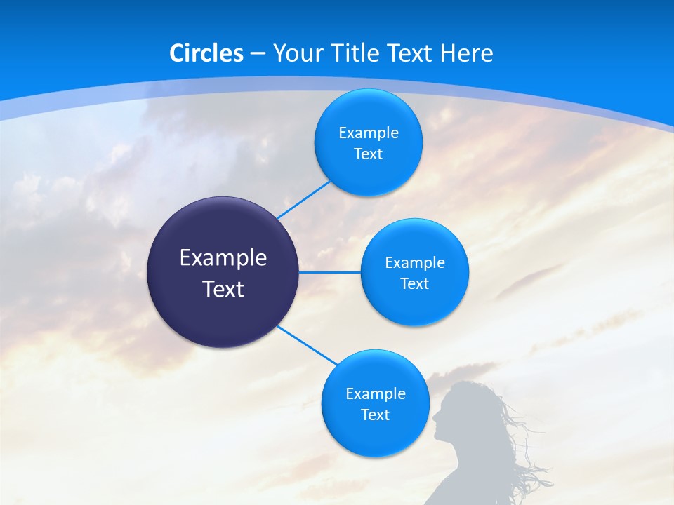Position Mental Sunset PowerPoint Template