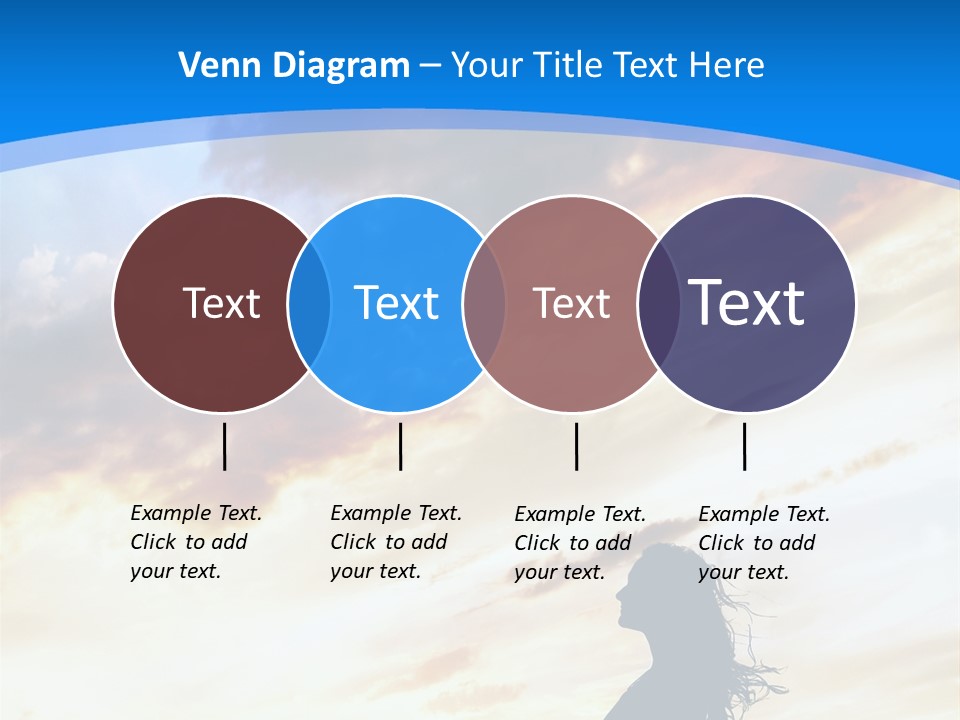 Position Mental Sunset PowerPoint Template
