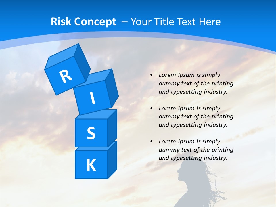Position Mental Sunset PowerPoint Template