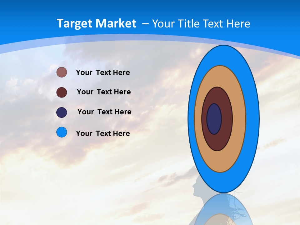 Position Mental Sunset PowerPoint Template