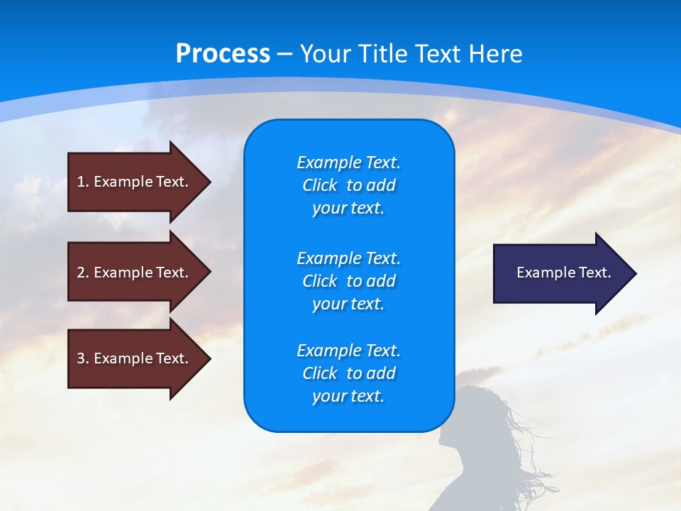 Position Mental Sunset PowerPoint Template