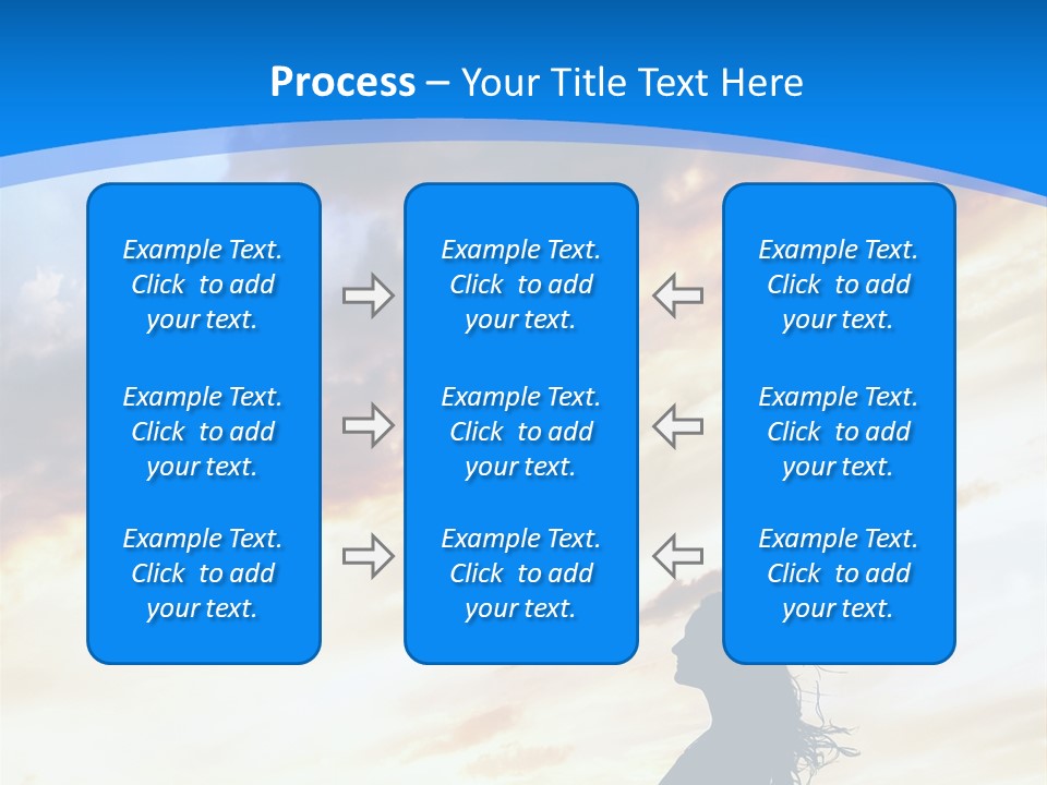 Position Mental Sunset PowerPoint Template
