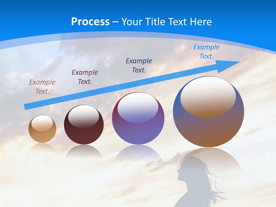 Position Mental Sunset PowerPoint Template
