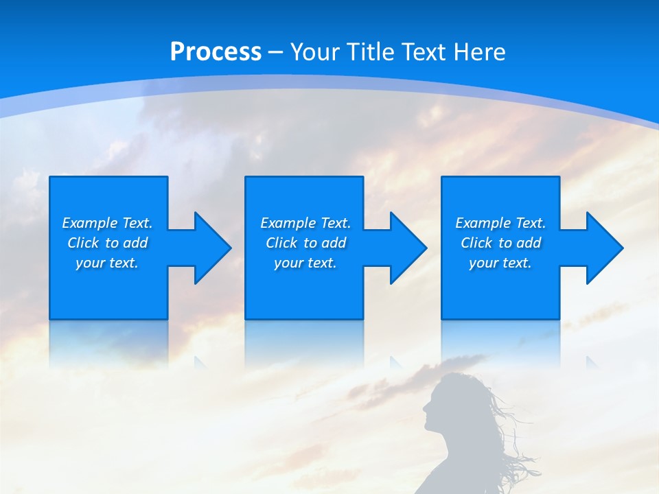 Position Mental Sunset PowerPoint Template