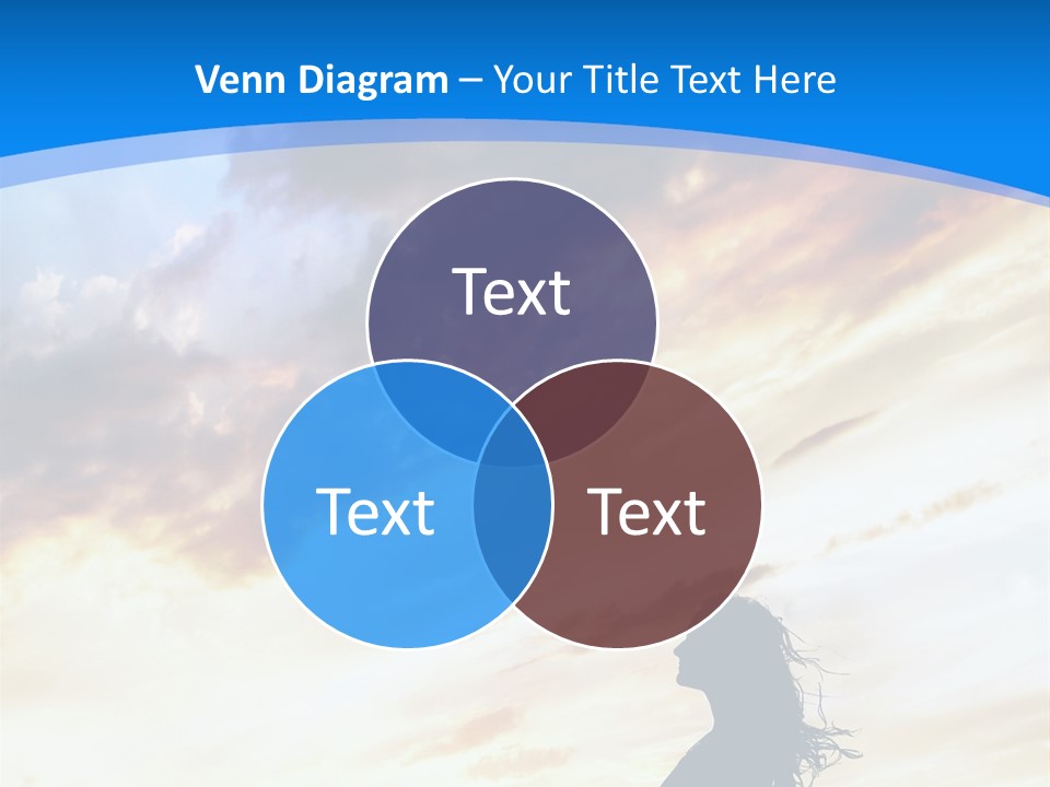 Position Mental Sunset PowerPoint Template