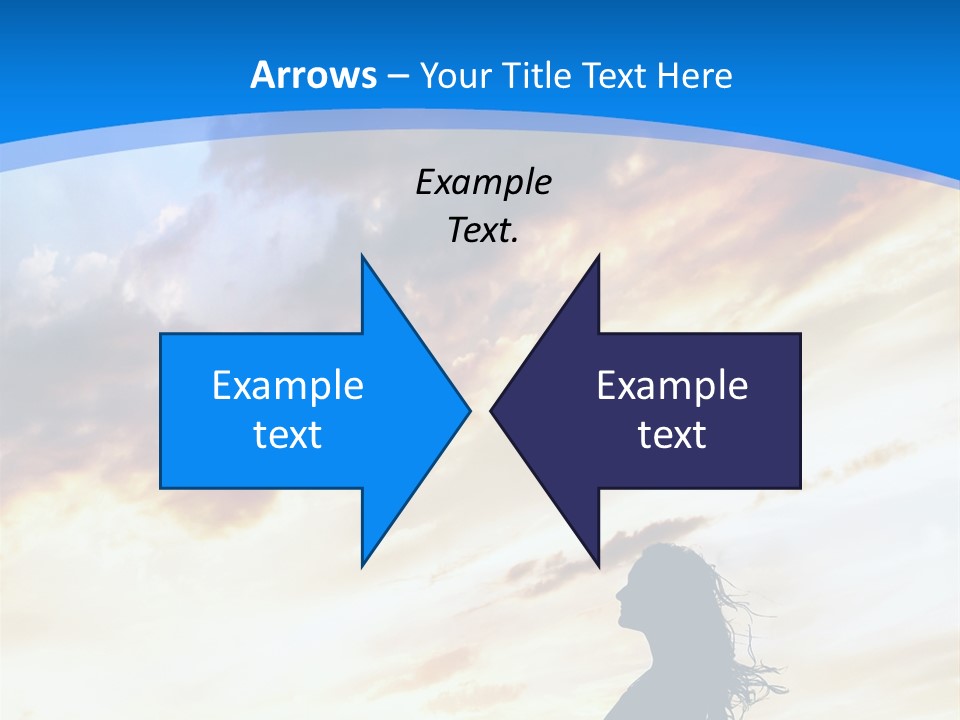 Position Mental Sunset PowerPoint Template