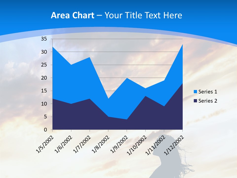 Position Mental Sunset PowerPoint Template