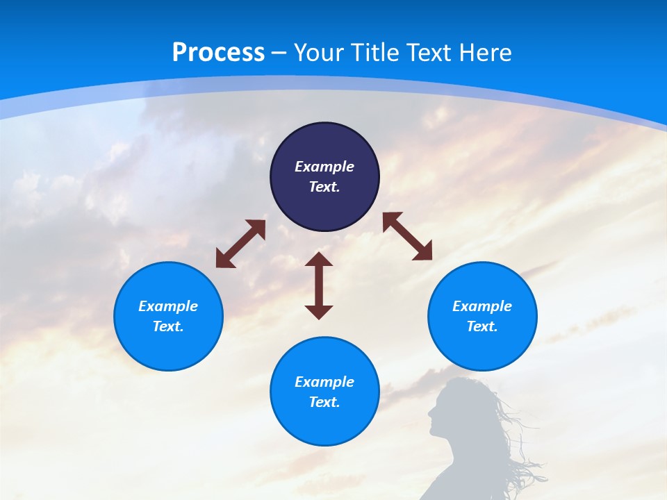 Position Mental Sunset PowerPoint Template