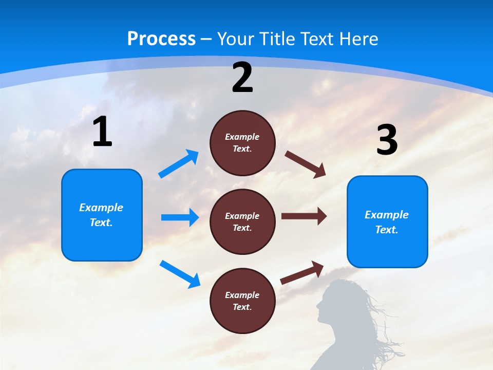 Position Mental Sunset PowerPoint Template