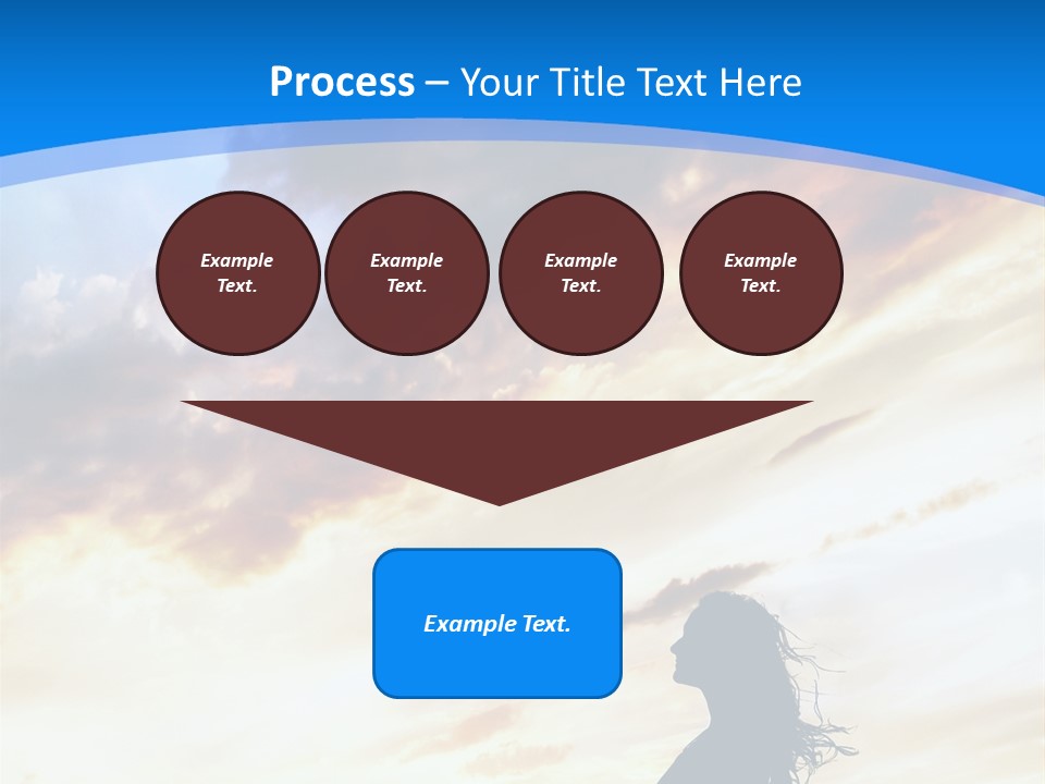 Position Mental Sunset PowerPoint Template