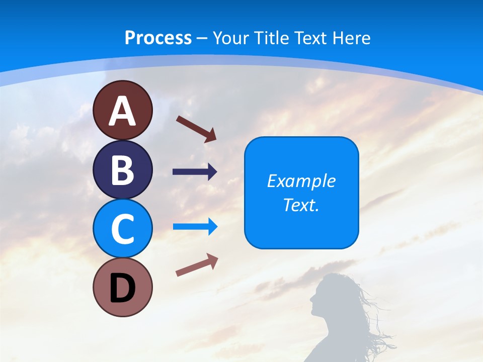 Position Mental Sunset PowerPoint Template