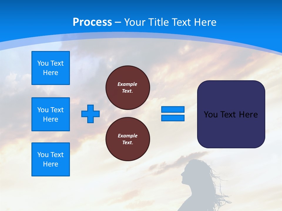 Position Mental Sunset PowerPoint Template