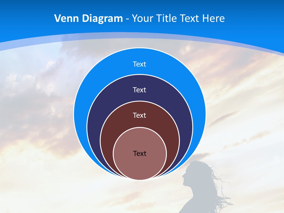 Position Mental Sunset PowerPoint Template