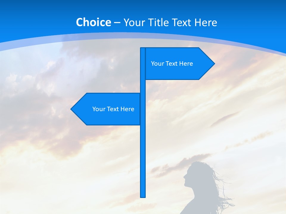 Position Mental Sunset PowerPoint Template