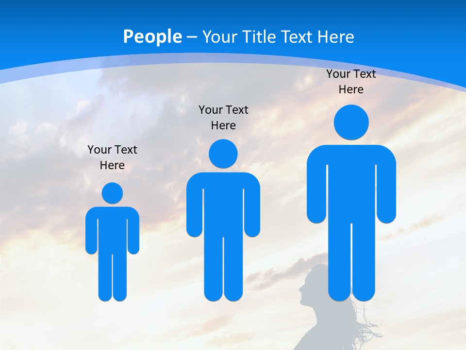 Position Mental Sunset PowerPoint Template