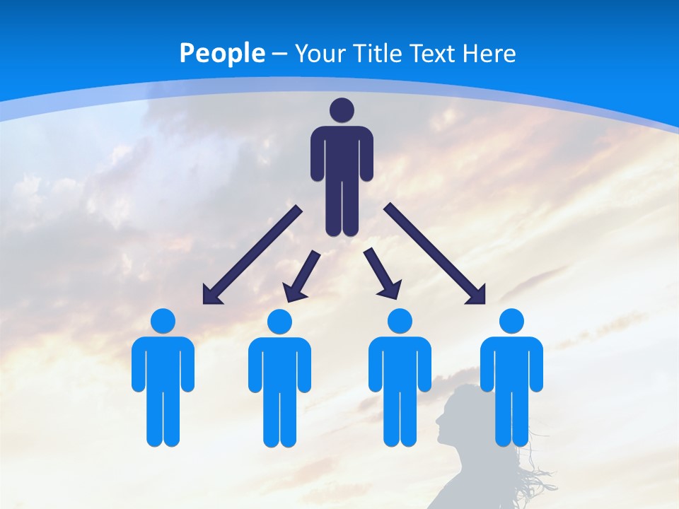 Position Mental Sunset PowerPoint Template