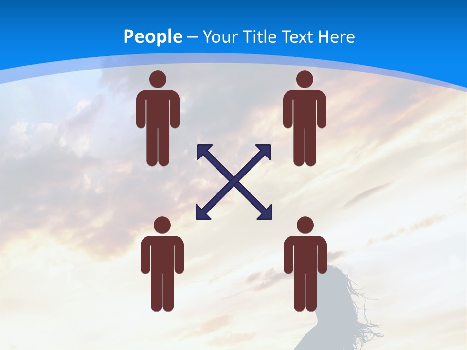 Position Mental Sunset PowerPoint Template