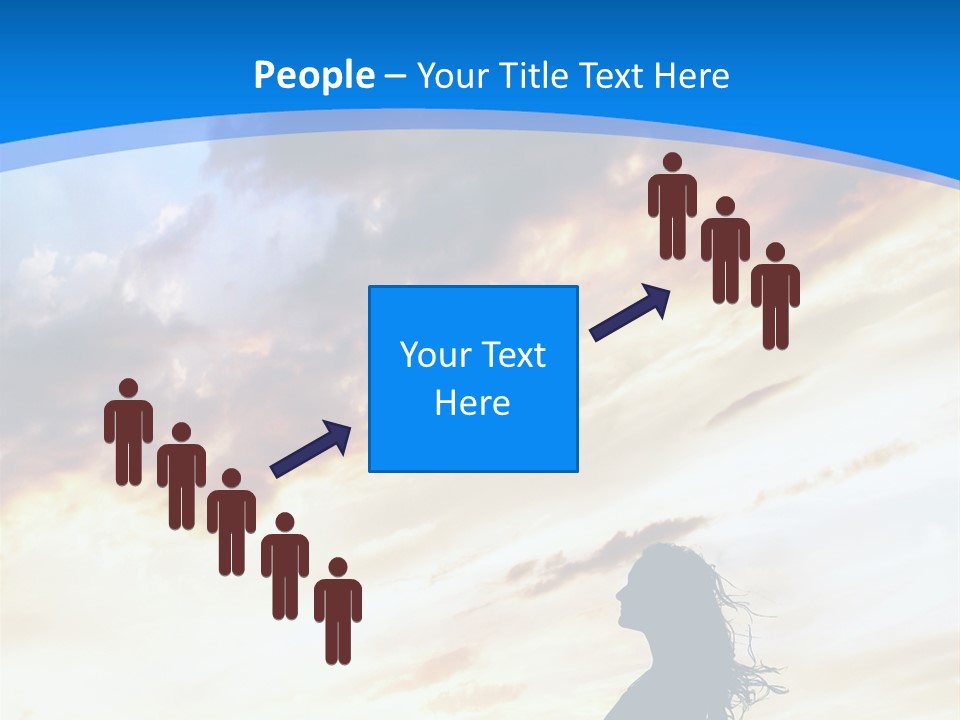 Position Mental Sunset PowerPoint Template