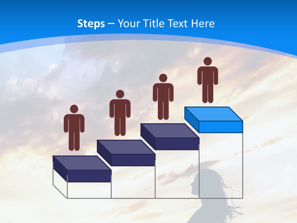 Position Mental Sunset PowerPoint Template