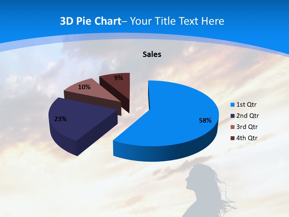 Position Mental Sunset PowerPoint Template
