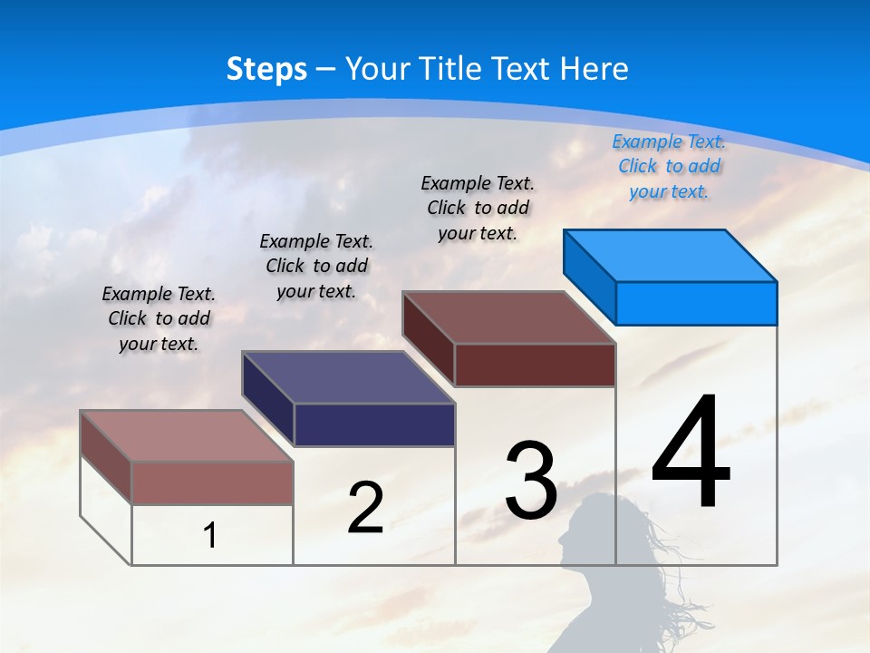 Position Mental Sunset PowerPoint Template