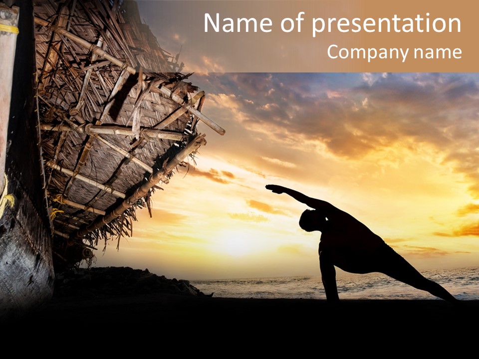 Mental Outdoor Male PowerPoint Template