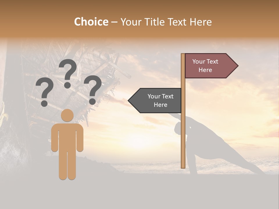 Mental Outdoor Male PowerPoint Template