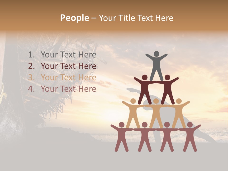 Mental Outdoor Male PowerPoint Template