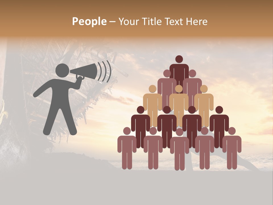 Mental Outdoor Male PowerPoint Template