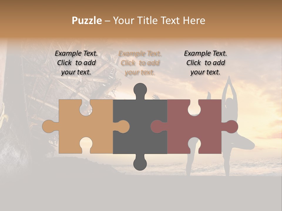 Utthita Balance Sea PowerPoint Template