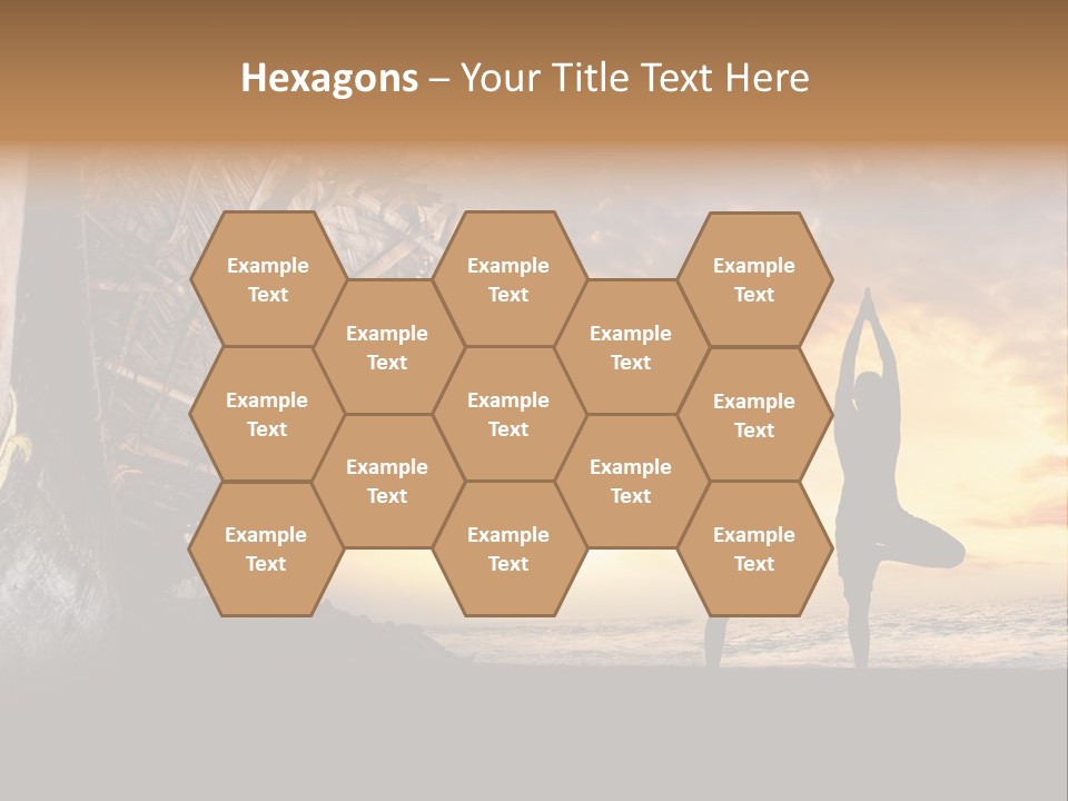 Utthita Balance Sea PowerPoint Template