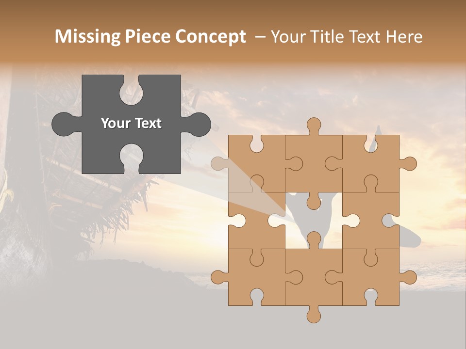 Utthita Balance Sea PowerPoint Template