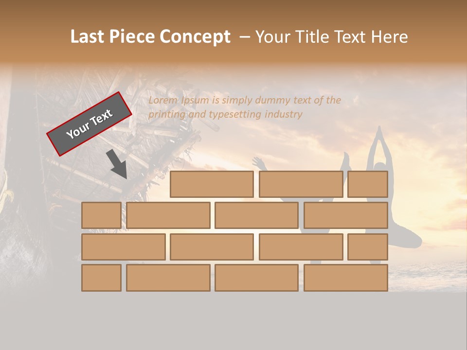 Utthita Balance Sea PowerPoint Template
