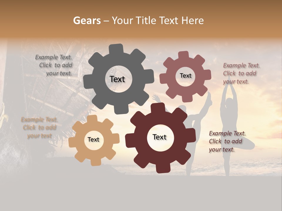 Utthita Balance Sea PowerPoint Template