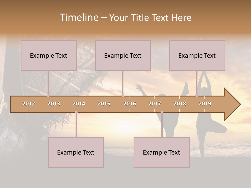Utthita Balance Sea PowerPoint Template