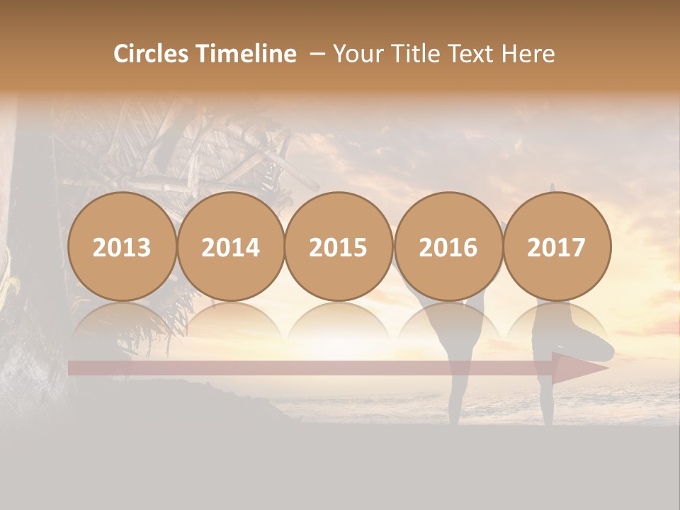 Utthita Balance Sea PowerPoint Template