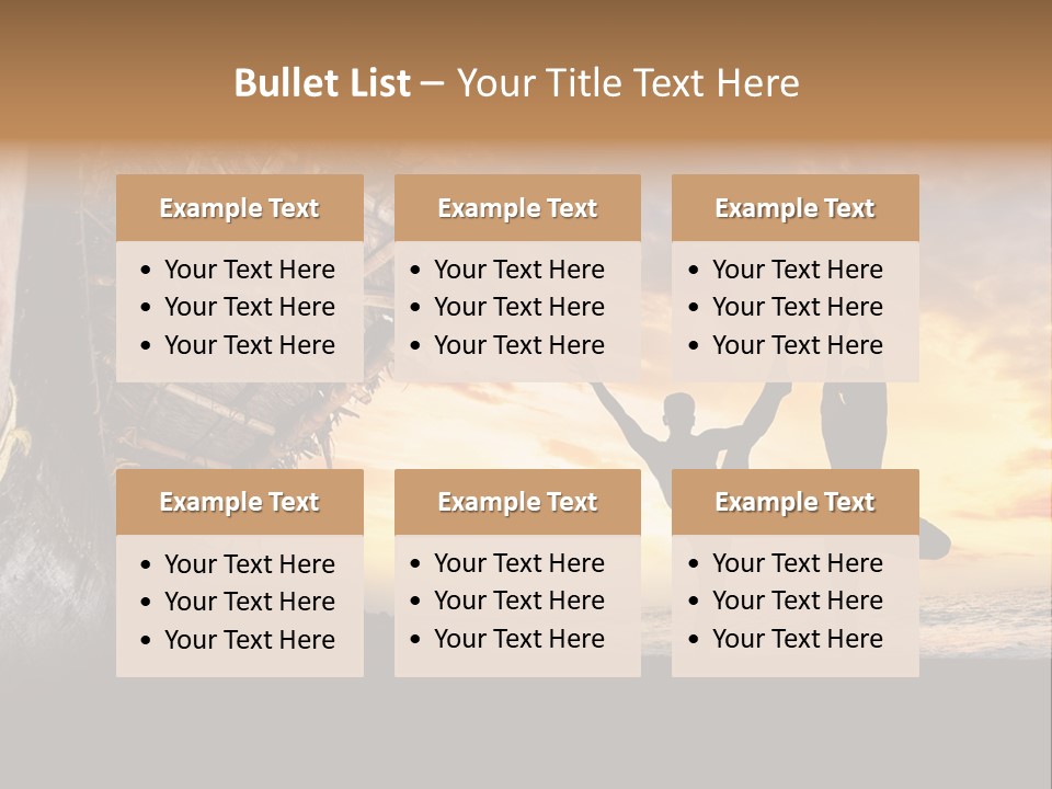 Utthita Balance Sea PowerPoint Template