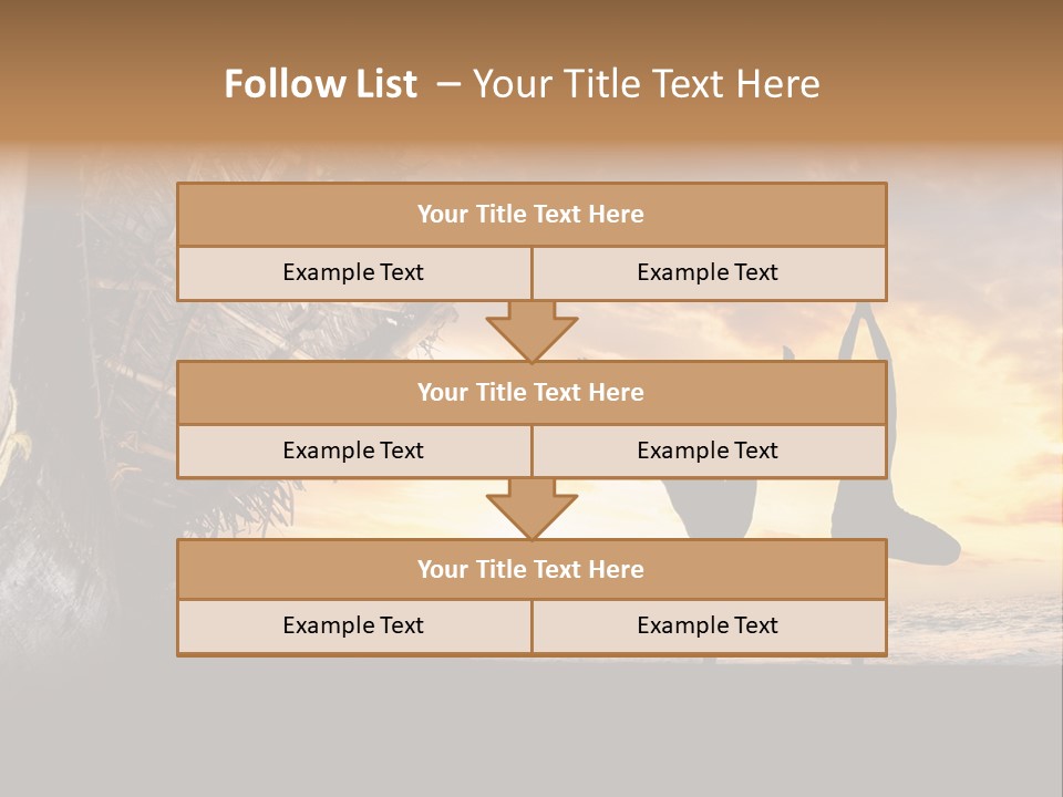 Utthita Balance Sea PowerPoint Template
