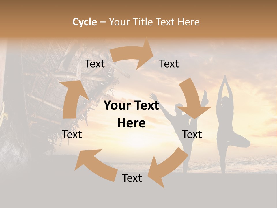 Utthita Balance Sea PowerPoint Template