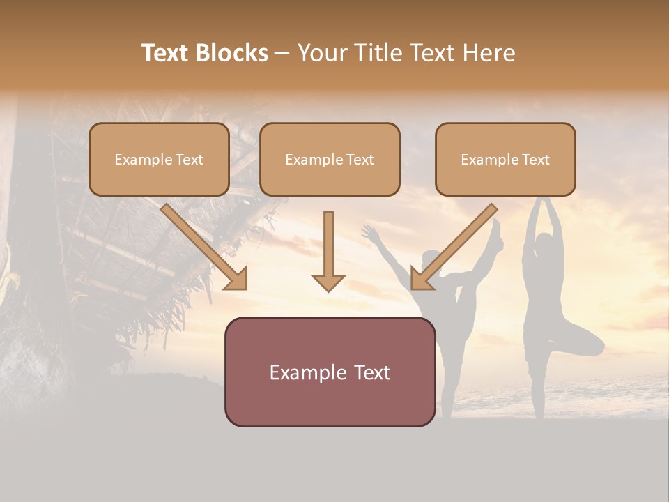 Utthita Balance Sea PowerPoint Template