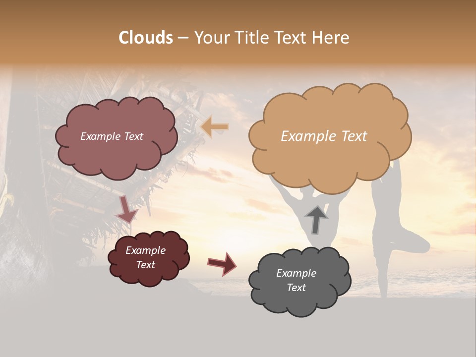 Utthita Balance Sea PowerPoint Template
