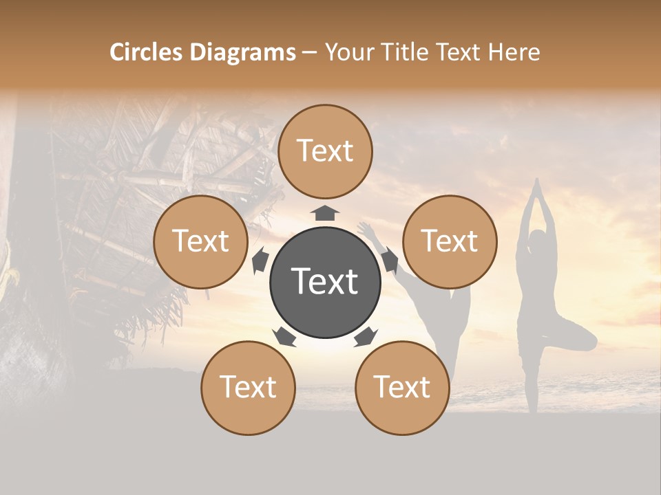 Utthita Balance Sea PowerPoint Template