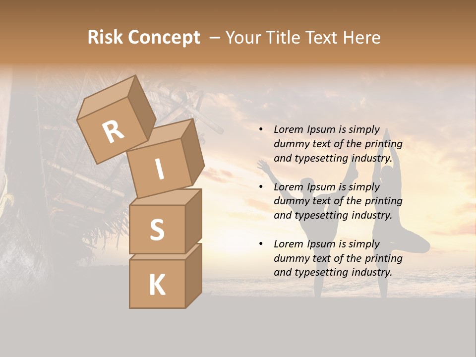 Utthita Balance Sea PowerPoint Template